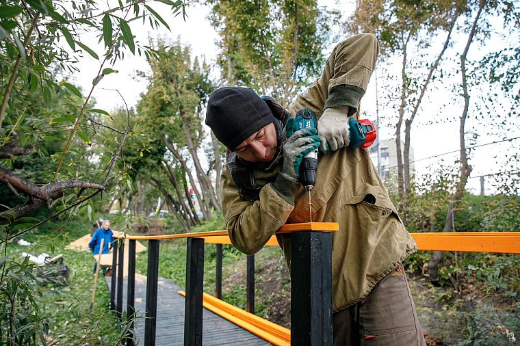 «Тюменка для тюменцев»: волонтеры «Мессояхи» подарили городу новое экопространство
