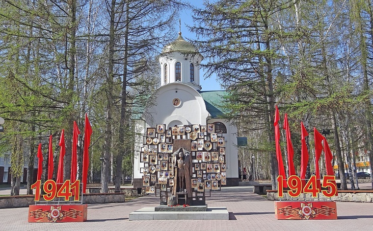 Как украсили Тюмень к 9 мая