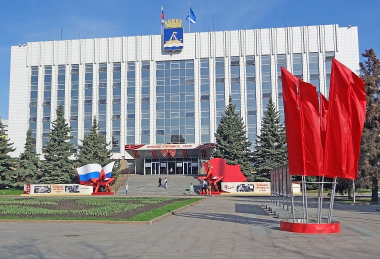 Как украсили Тюмень к 9 мая