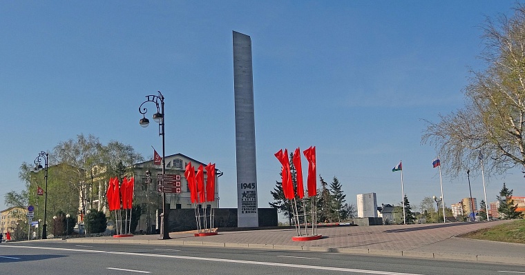 Как украсили Тюмень к 9 мая