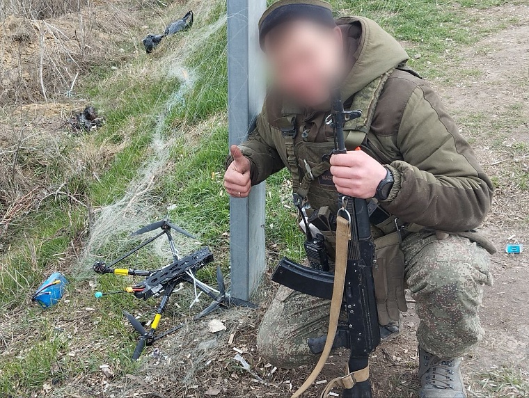 Боец из Тюменской области с позывным Маэстро уничтожил разведывательный коптер