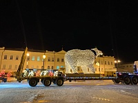 Белые медведи вернулись к Тобольскому кремлю