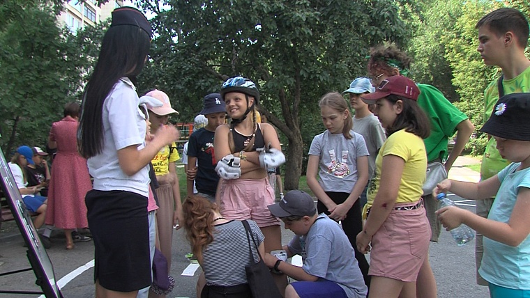 В Тюмени открыли автоплощадку по обучению детей ПДД