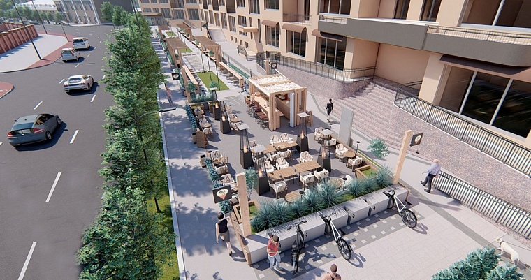 Белая брусчатка, лавочки, живая изгородь: как изменилась улица Ленина в Тюмени