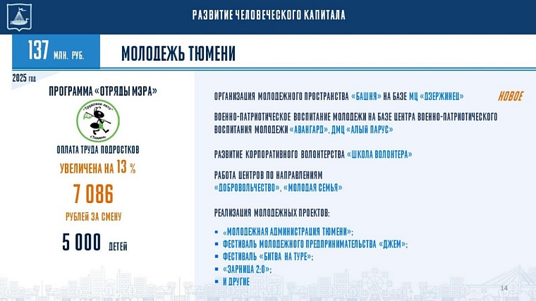 Расходы бюджета Тюмени. Источник: tyumen-city.ru