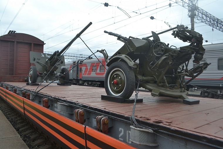 Агитпоезд «Армия Победы» прошел по самому напряжённому в годы войны участку Транссиба