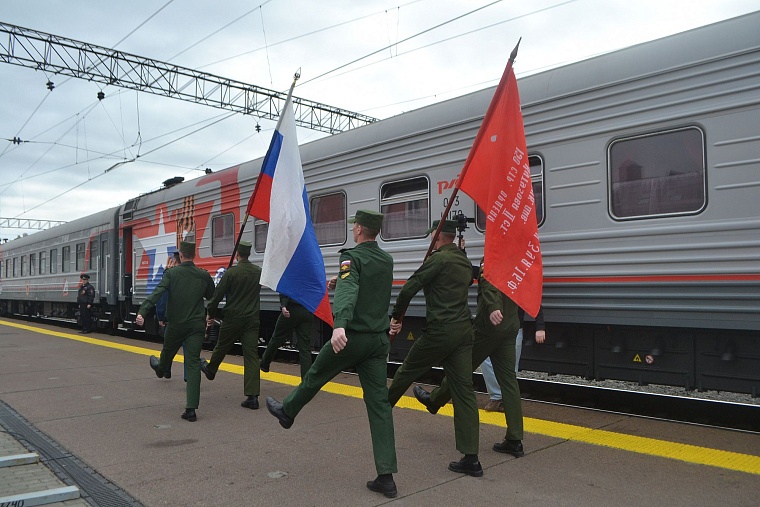 Агитпоезд «Армия Победы» прошел по самому напряжённому в годы войны участку Транссиба