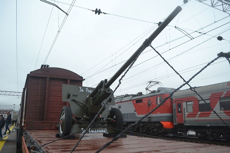 Агитпоезд «Армия Победы» прошел по самому напряжённому в годы войны участку Транссиба