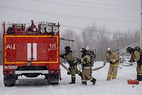 В Винзилях прошли пожарные учения