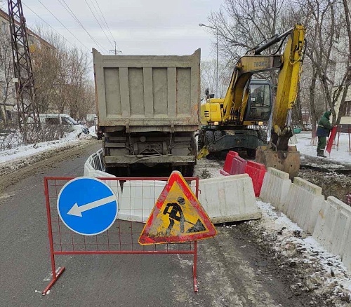 Летом в Тюмени заменят трубопровод на улице Карла Маркса