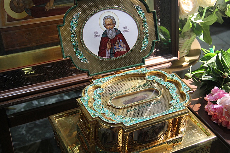 12 тысяч тюменцев поклонились мощам преподобного Сергия Радонежского