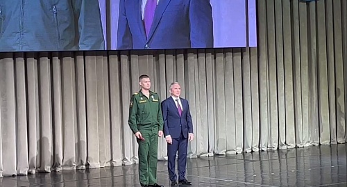 Тюменец Сергей Григорьев награжден медалью "За отвагу"