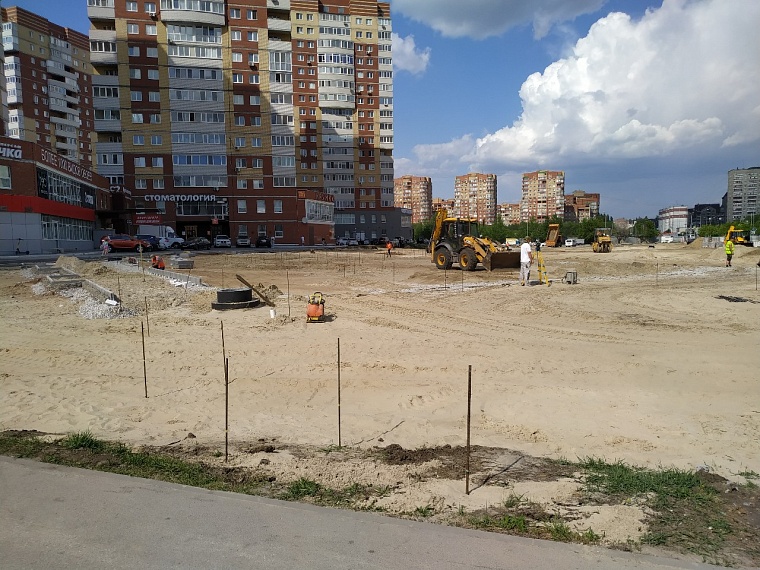 В новом тюменском сквере Равновесия высадят более 300 деревьев