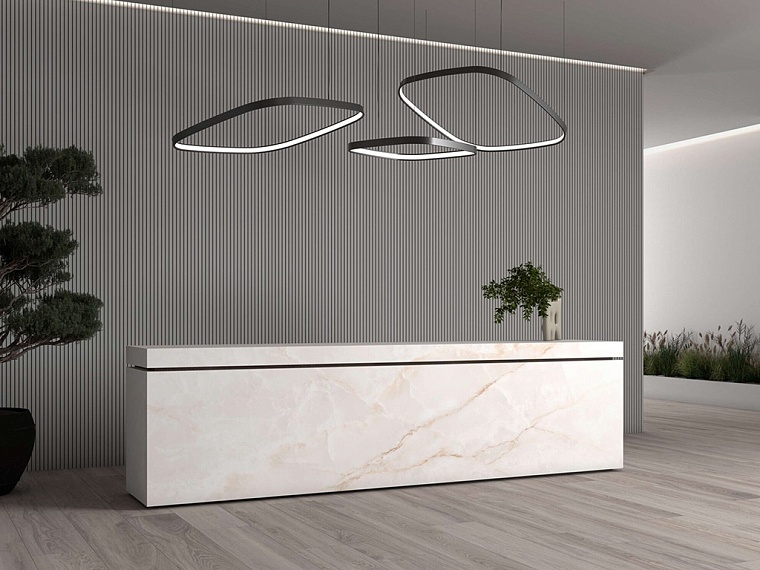 Керамогранит с текстурой оникса для люксовых интерьеров