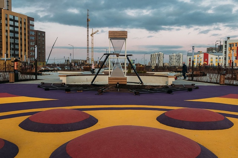 Благоустроенные территории в Тюмени используют для праздничных гуляний