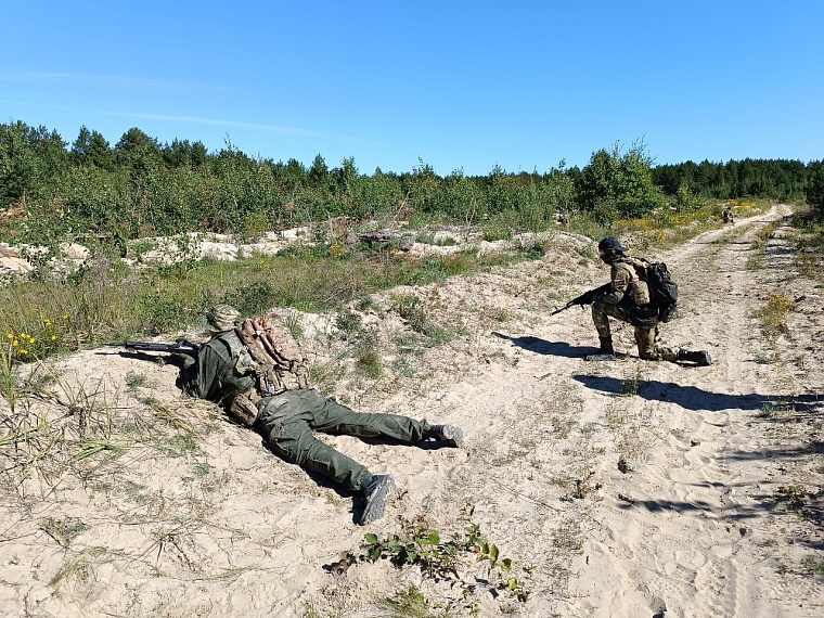 Тренировка курсантов 