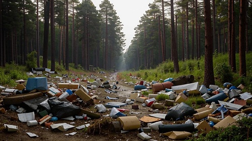 Тюменский суд обязал ликвидировать свалку в лесу у Тараскуля