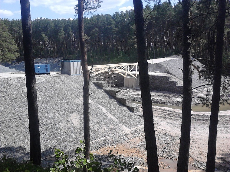 Ручей Ключи в Гилевской роще преобразился до неузнаваемости