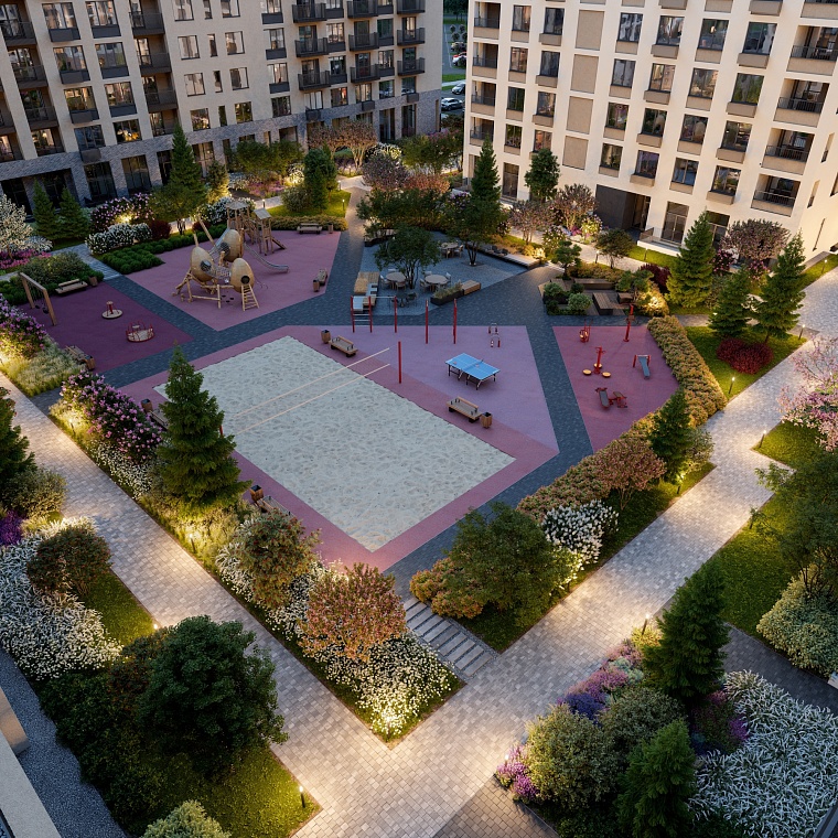 Горожан позвали на открытие катка в стильном пространстве. Эстетичный ЖК Тюмени ждет гостей