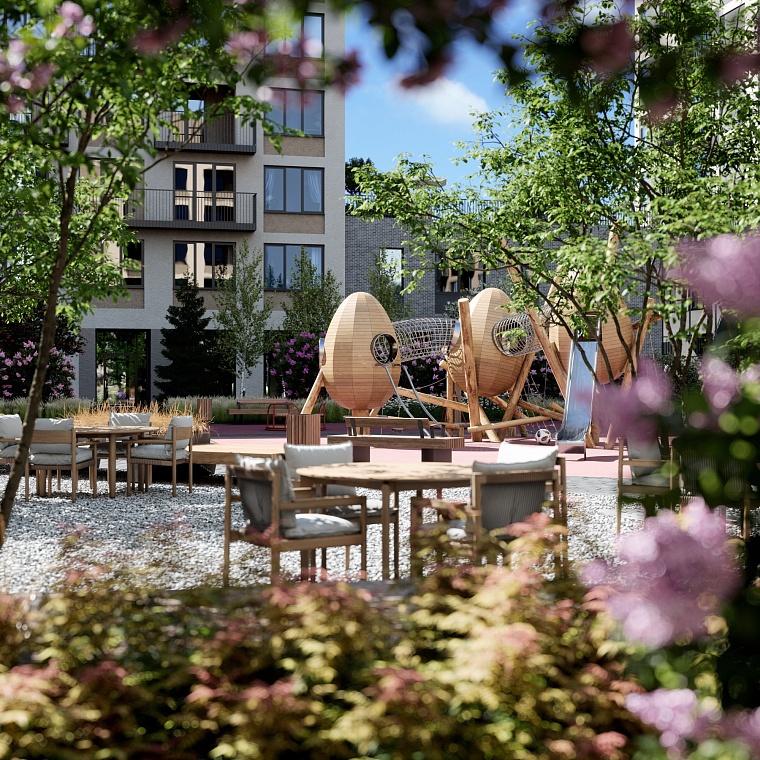 Горожан позвали на открытие катка в стильном пространстве. Эстетичный ЖК Тюмени ждет гостей