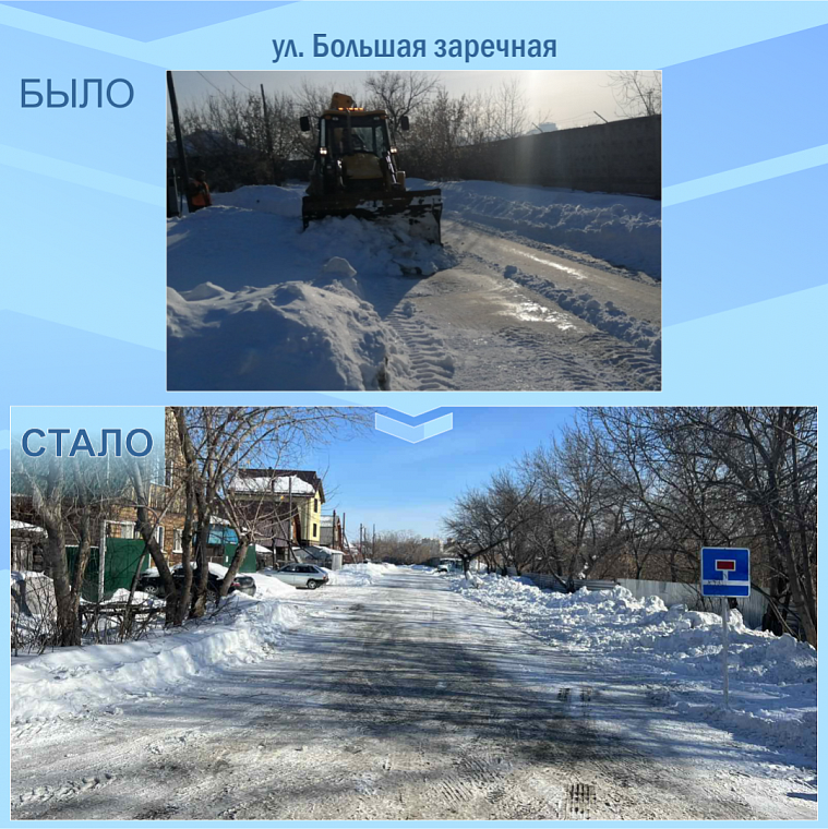 Из частного сектора в Тюмени активно вывозят снег