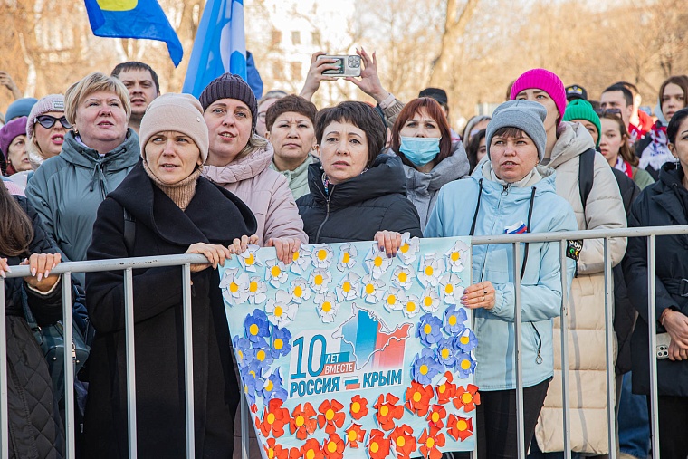 Крым – наш. В Тюмени прошел форум-концерт, посвященный 10-летию воссоединения. Фоторепортаж
