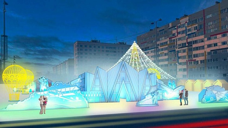 Ледовая копия нового терминала аэропорта появится в Новом Уренгое