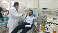 Вице-губернатор Оренбургской области сдал кровь для помощи больным коронавирусом
