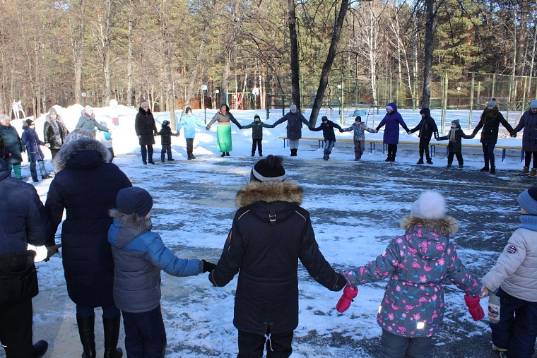 «Проводы Масленицы» устроили в тюменском реабилитационном центре «Родник»