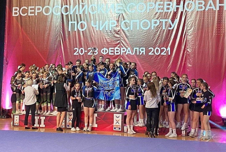 Юные тюменские спортсменки стали лидерами чемпионата России по чирлидингу