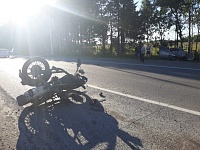Под  Тюменью в столкновении мотоцикла и автомобиля погибли двое