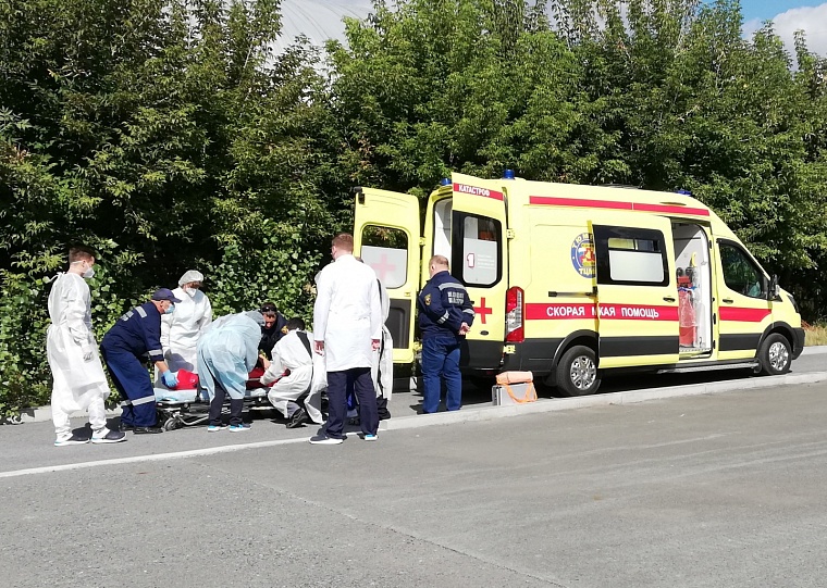 Первого пациента доставили в Тюменскую больницу на вертолёте