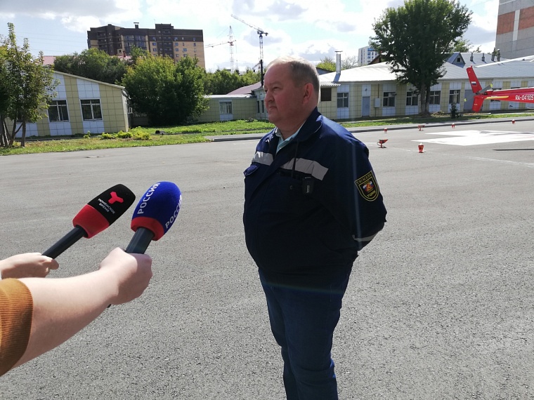 Первого пациента доставили в Тюменскую больницу на вертолёте