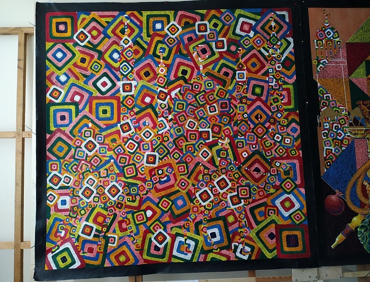 Полотна из нитей: горожанам представили часть «Великого шелкового пути»