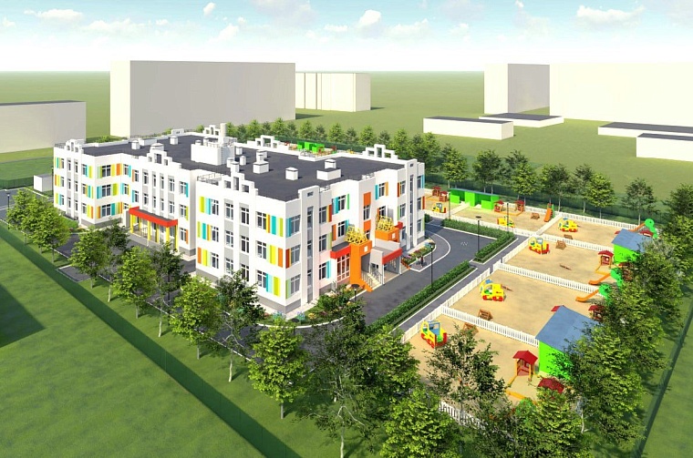 В районе Мелиораторов в Тюмени построят трехэтажный детский сад