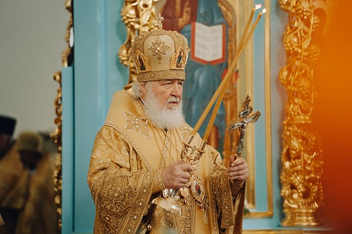 Патриарх Кирилл поблагодарил Александра Моора за гостеприимство и обсуждение вопросов церковно-государственных отношений