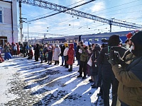 В Тюмень прибыл первый круизный поезд "В Сибирь" с туристами