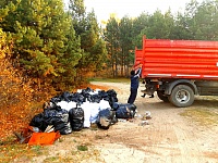 На берегу Андреевского озера в этом сезоне тюменцы оставили 7 тонн мусора