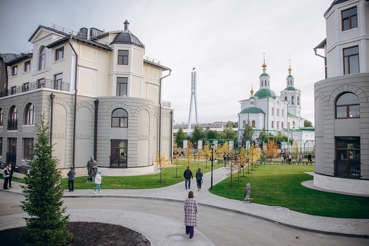 В Тюмени открылась первая очередь уникального архитектурного ансамбля «Вознесенский»