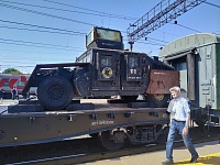 Т-90, "Коалиция", новые автоматы: в Тюмень прибыл поезд Минобороны