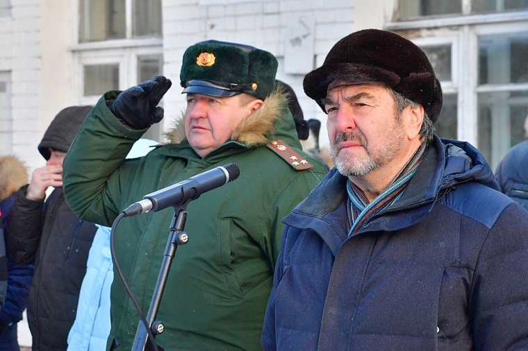 Мобилизованные отправилась из Тюмени на боевое слаживание