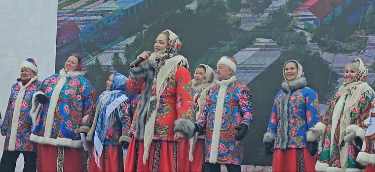 Трехметровые блины испекли в Ялуторовске