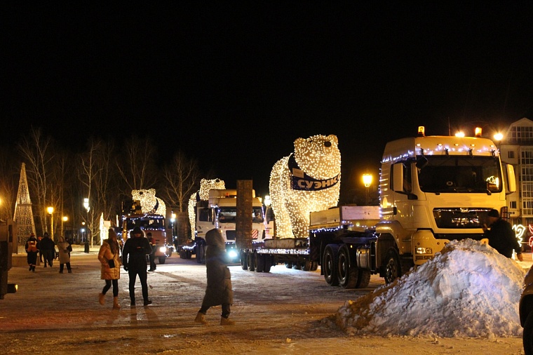 Белые медведи вернутся на Красную площадь Тобольска: маршрут