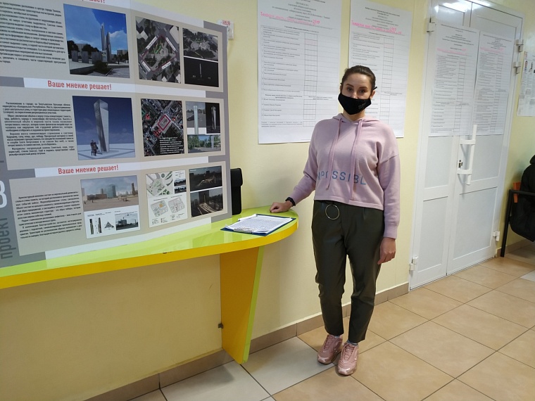 На избирательном участке в МЖК голосует молодежь