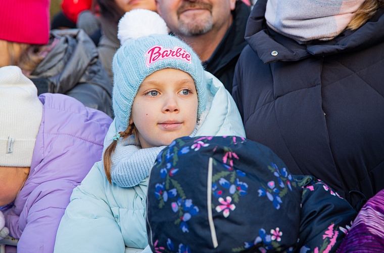 Поезд Деда Мороза сделал остановку в Тюмени