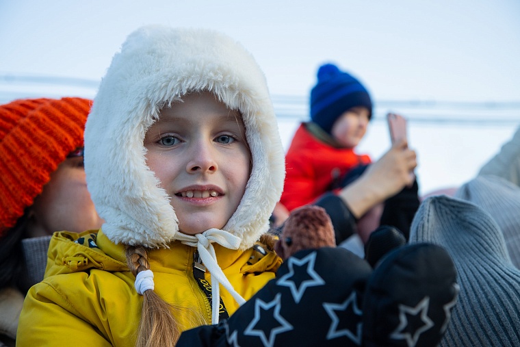 Поезд Деда Мороза сделал остановку в Тюмени