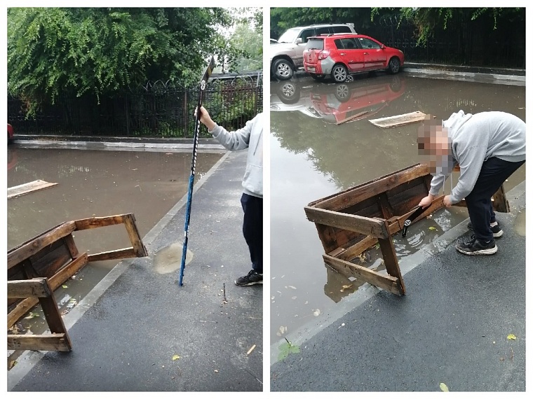 Летний ливень: как Тюмень затопило после воскресной грозы