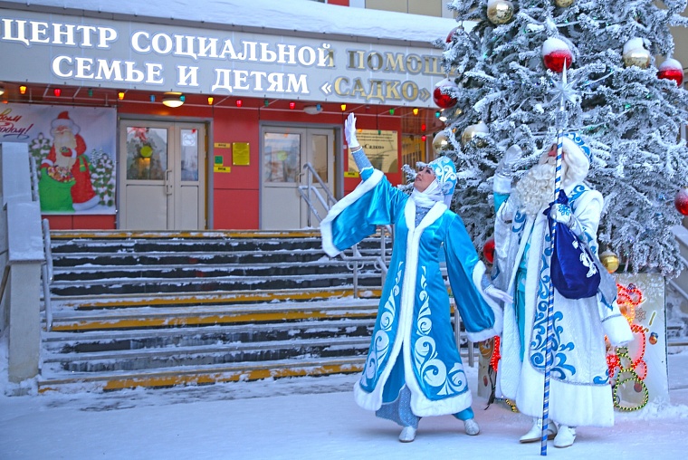 Новогодние герои – долгожданные гости во всех детских учреждениях
