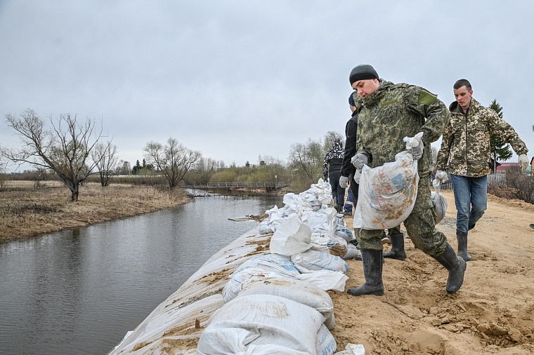Оперативные данные на 24 апреля: река Ишим в Абатском поднялась до 919 см