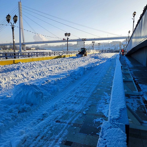 На набережной Туры для тюменцев оборудуют два катка